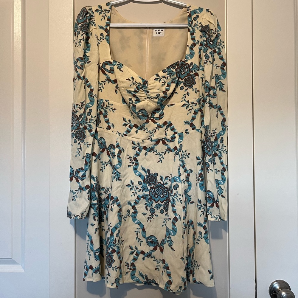 Sunday Best long sleeve mini dress corset top